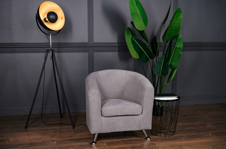 Кресло на ножках Брамс серый в Артеме - изображение 8