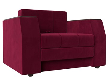 Кресло-кровать Атлантида, Бордовый (Микровельвет) в Артеме