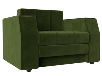 Кресло-кровать Атлантида, Зеленый (Микровельвет) в Артеме