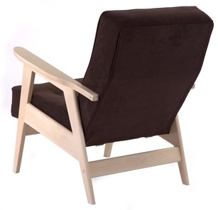 Кресло Ретро (беленый дуб / RS 32 - коричневый) во Владивостоке - предосмотр 2