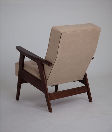 Кресло Ретро (темный тон / RS 03 - бежевый) в Артеме - изображение 2