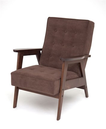 Кресло Ретро (темный тон / RS32 - коричневый) в Артеме - изображение