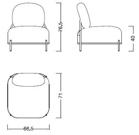 Кресло SOFA-06-01 grey в Артеме - изображение 6