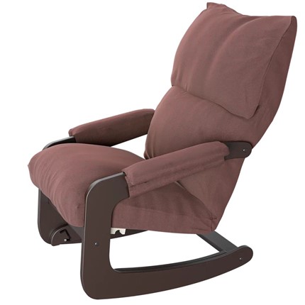 Кресло Трансформер Амадео ВСК №81 (каркас венге, сиденье коричнево-розовое) в Уссурийске - изображение