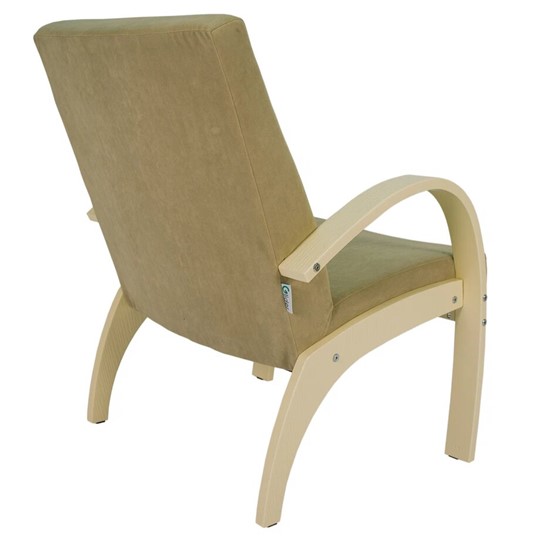 Мягкое кресло Денди шпон, ткань ультра санд, каркас дуб шампань шпон во Владивостоке - изображение 1