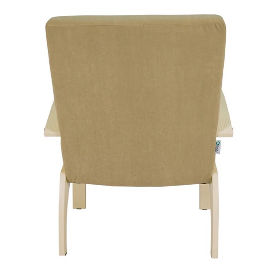 Мягкое кресло Денди шпон, ткань ультра санд, каркас дуб шампань шпон во Владивостоке - изображение 6