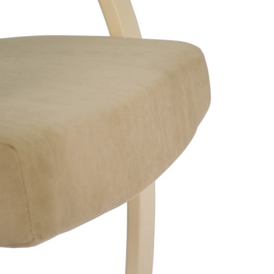 Мягкое кресло Денди шпон, ткань ультра санд, каркас дуб шампань шпон во Владивостоке - изображение 9