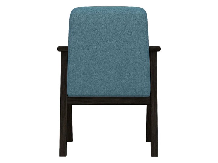 Кресло Ретро ткань голубой, каркас венге в Артеме - изображение 3