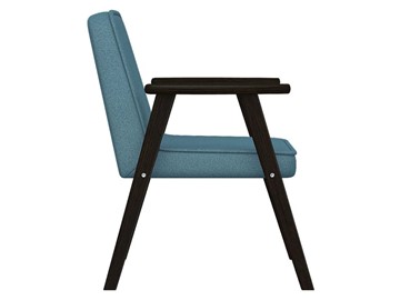 Кресло Ретро ткань голубой, каркас венге в Артеме - предосмотр 4