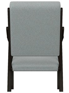 Кресло Вега 10 ткань серый, каркас венге во Владивостоке - предосмотр 5