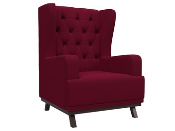 Мягкое кресло Джон Люкс, Бордовый (Микровельвет) в Артеме