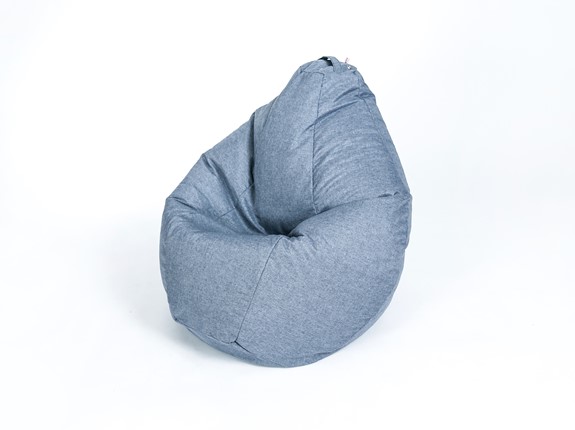Кресло-мешок Хоум малое, серая в Артеме - изображение