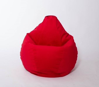 Кресло-мешок Груша большое, велюр однотон, красное в Артеме - предосмотр 2