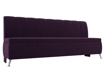 Кухонный прямой диван Кантри, Фиолетовый (Велюр) во Владивостоке