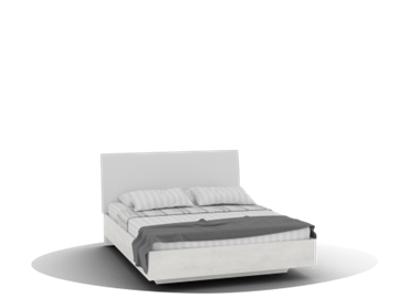 Кровать 1,5-спальная Alpina, Alp-Кр-01.1(1400), сосна Санторини в Артеме