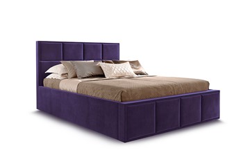 Кровать с основанием Октавия 1400,Мора фиолетовый в Артеме
