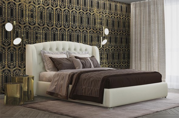 Кровать в спальню Сильва Модерн 160х200 (с основание) в Артеме - изображение