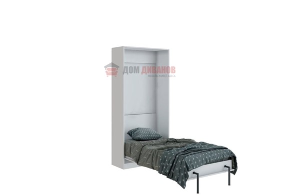 Кровать-шкаф Велена 1, 800х2000, цвет белый в Уссурийске - изображение
