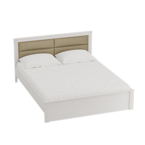 Кровать с основанием Элана 1400, Бодега белая в Артеме