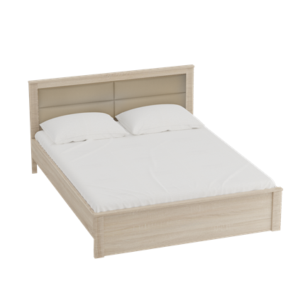 Кровать с подъемным механизмом Элана 1400, Дуб сонома в Артеме - изображение