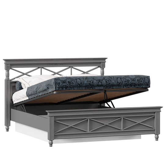 Кровать 1600 с подъемным механизмом Амели (Оникс Серый) ЛД 642.790 во Владивостоке - изображение 1