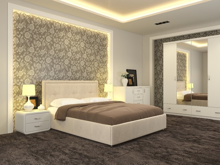 Кровать двуспальная Adele размер 180*200 с основанием во Владивостоке - изображение 4