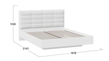 Кровать двуспальная Агата тип 1 (Белый) во Владивостоке - предосмотр 2