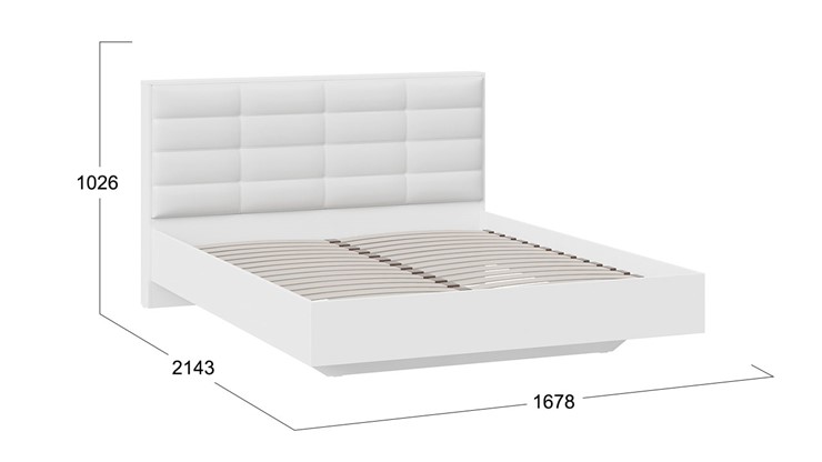 Кровать двуспальная Агата тип 1 (Белый) во Владивостоке - изображение 2
