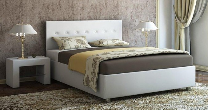 Спальная кровать Ameli с ортопедической решеткой 160х200 во Владивостоке - изображение 2