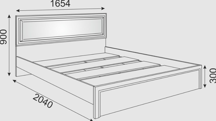 Кровать Беатрис М09 с мягким изголовьем (Орех Гепланкт) в Находке - изображение 1