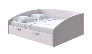 Двуспальная кровать Bono 160х200, Велюр (Casa Лунный) в Артеме