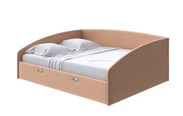 Двуспальная кровать Bono 180х200, Экокожа (Латунный перламутр) во Владивостоке