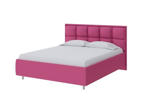 Кровать 2-спальная Chessy 160х200, Рогожка (Savana Berry (фиолетовый)) во Владивостоке - изображение