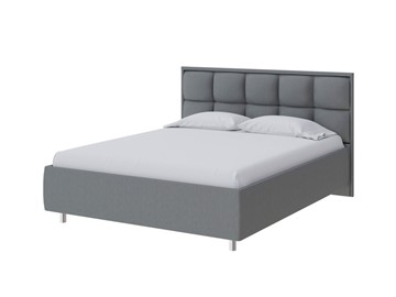 Кровать спальная Chessy 160х200, Рогожка (Savana Grey (серый)) в Уссурийске