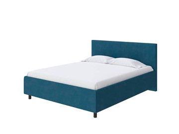 Кровать в спальню Como (Veda) 3 140x200, Микрофибра (Diva Синий) в Артеме
