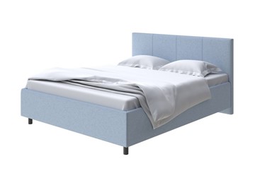 Кровать в спальню Como (Veda) 3 160х200, Велюр (Scandi Cotton 21 Китайский Голубой) во Владивостоке