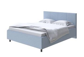 Кровать в спальню Como (Veda) 3 180х200, Велюр (Scandi Cotton 21 Китайский Голубой) в Артеме