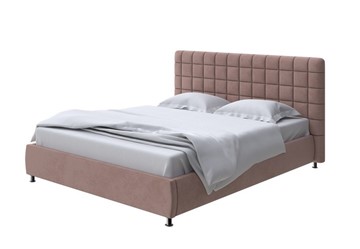 Двуспальная кровать Corso-3 140x200, Велюр (Ultra Горячий шоколад) во Владивостоке