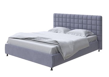 Спальная кровать Corso-3 160х200, Велюр (Casa Благородный серый) в Артеме