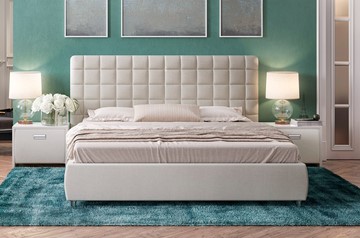 Кровать спальная Corso-3 180x200, Искусственная шерсть (Лама Лён) во Владивостоке