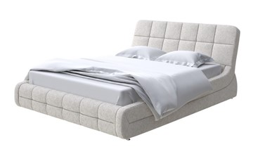 Спальная кровать Corso-6 140x200, Рогожка (Levis 12 Лён) в Артеме