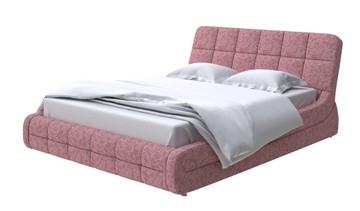 Кровать в спальню Corso-6 140x200, Рогожка (Levis 62 Розовый) во Владивостоке