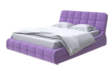 Кровать двуспальная Corso-6 140x200, Велюр (Forest 741 Светло-фиолетовый) во Владивостоке