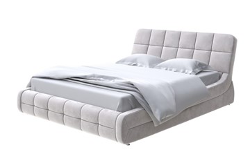 Двуспальная кровать Corso-6 140x200, Велюр (Лофти Серый) во Владивостоке