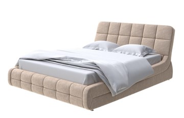 Двуспальная кровать Corso-6 160х200, Флок (Бентлей Какао) во Владивостоке - предосмотр