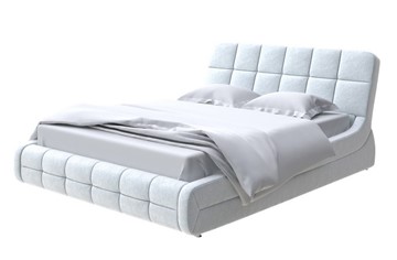 Двуспальная кровать Corso-6 160х200, Флок (Бентлей Светло-серый) в Артеме