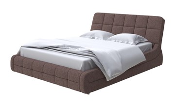 Кровать спальная Corso-6 160х200, Рогожка (Levis 37 Шоколад) во Владивостоке