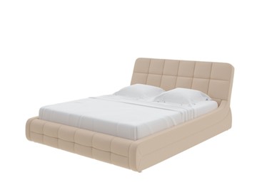 Спальная кровать Corso-6 160х200, Рогожка (Savana Camel) в Артеме