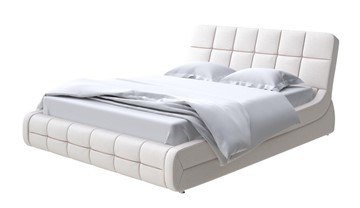 Кровать в спальню Corso-6 160х200, Велюр (Scandi Cotton 3 Лён) во Владивостоке