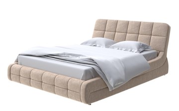 Спальная кровать Corso-6 180х200, Флок (Бентлей Какао) в Артеме